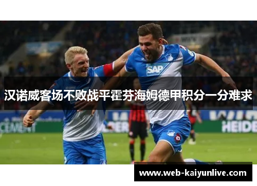 汉诺威客场不败战平霍芬海姆德甲积分一分难求